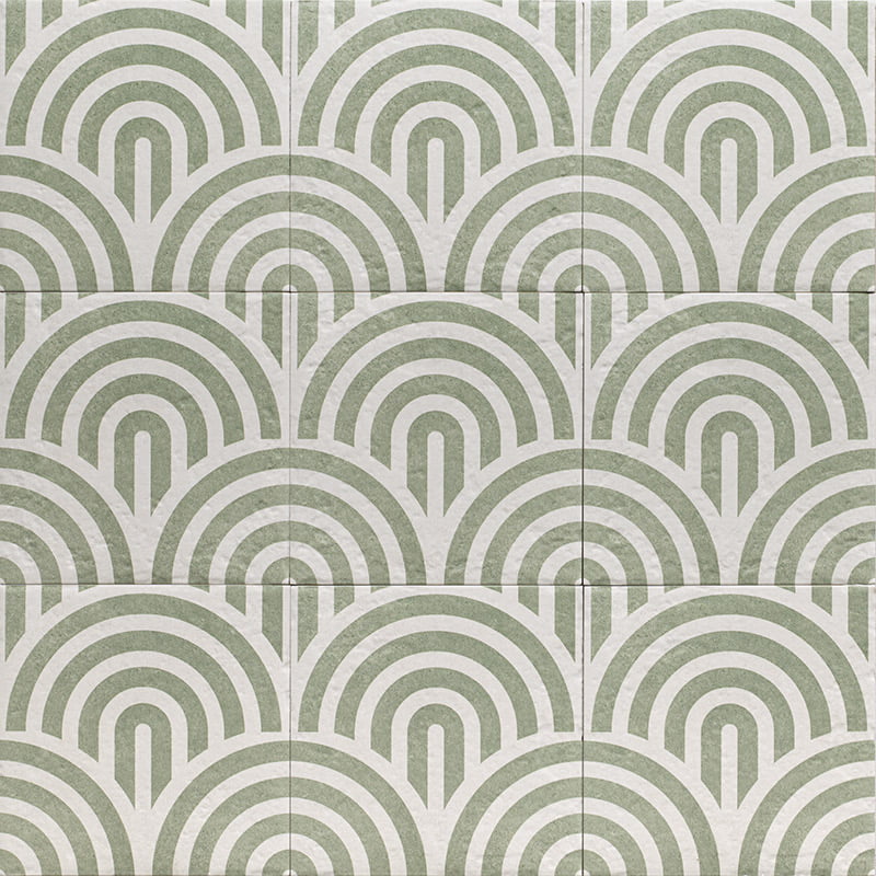 Decor Green Three 20x20
